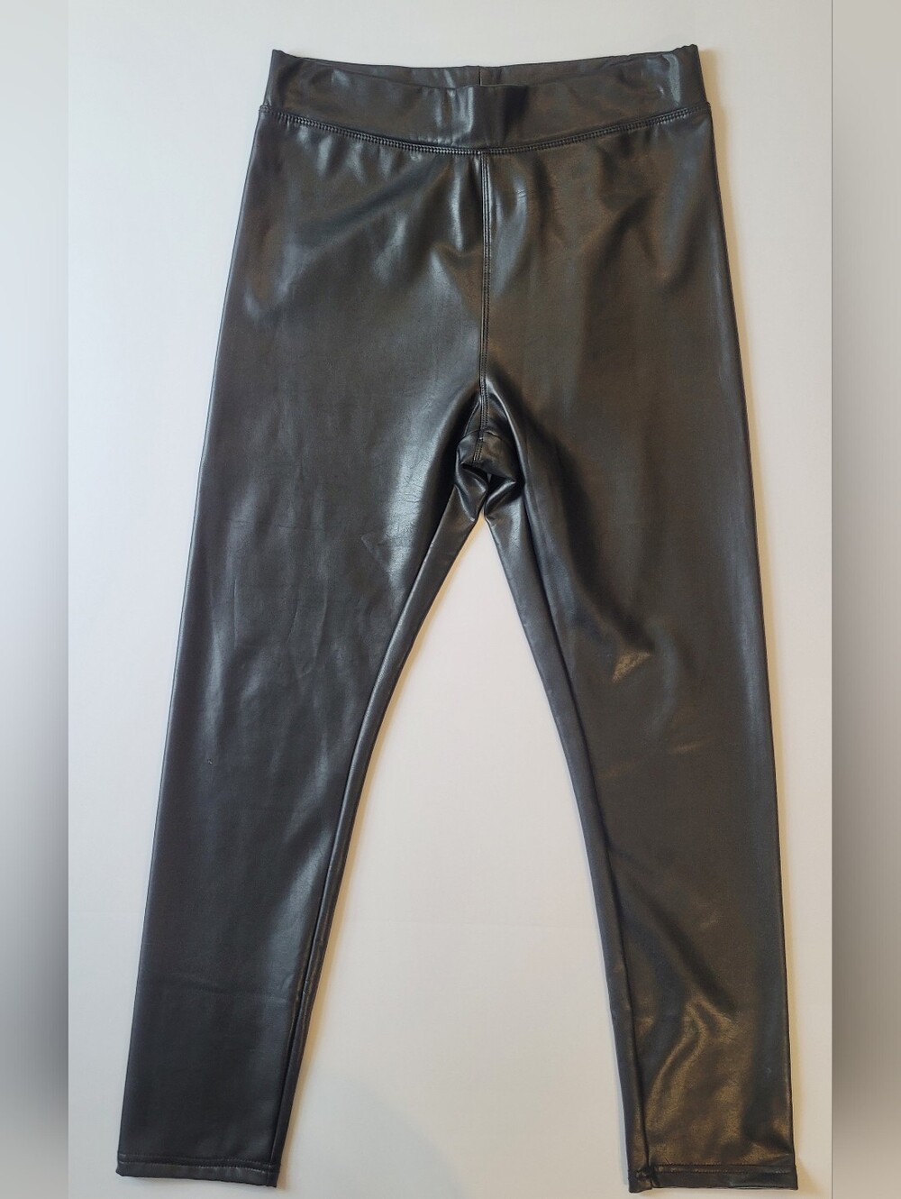 NWOT CI SONO Black Faux Leather High-Waisted Leggings - Size XL